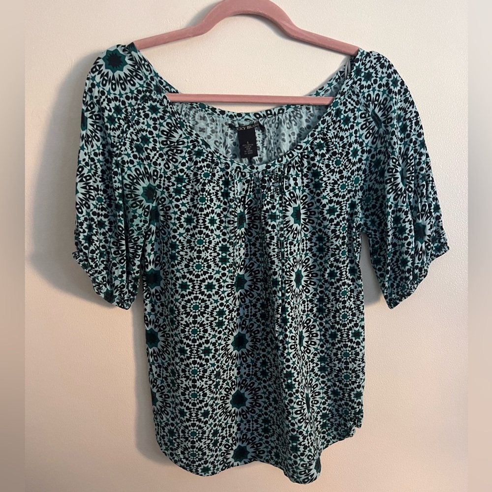 💙excellent condition Aztec Lucky Brand Top - small